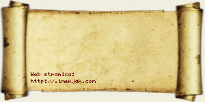 David Palijić vizit kartica